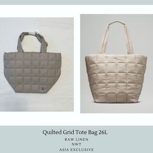 🆕 Lululemon Quilted Grid Tote Bag 26L